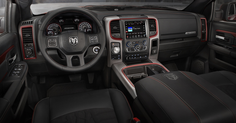 2015 Ram 1500 Rebel Crew Cab 4x4 interior