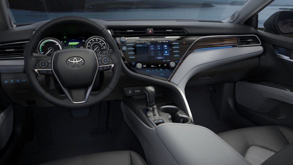 Novo painel do Toyota Camry